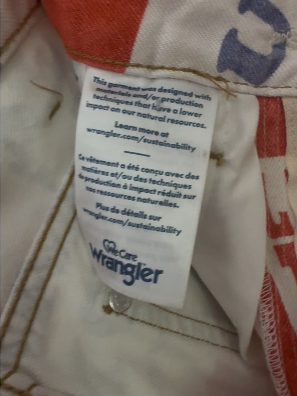 WRANGLER BLUE JEAN LADY HIGH RISE FLARE WANDERER 622 JEAN SIZE 24/32 NWT - Picture 9 of 9